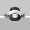 Встраиваемый светильник MAYTONI ROUND DL058-12W2,7K-TRS-B